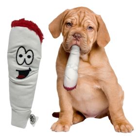 My Name is Jay, Cute Stuffed Parody Joint Dog Toy, Funny Squeaky Weed Toy, Cool Plush Novelty 420 Gift for Pets & Their Owners