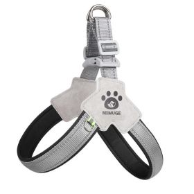 Pet Dog Cat Harness, Pet Harness With LeashSet, Adjustable Puppy Harness ComfortableReflective Easy Control Dog With Leather Leash,.No-Pull No Choke P (Option: Black-S)