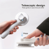 Cat Grooming Brush, Self Cleaning Slicker Brushes For Dogs Cats Pet Grooming Brush Tool Gently Removes Loose Undercoat