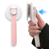 Cat Grooming Brush, Self Cleaning Slicker Brushes For Dogs Cats Pet Grooming Brush Tool Gently Removes Loose Undercoat